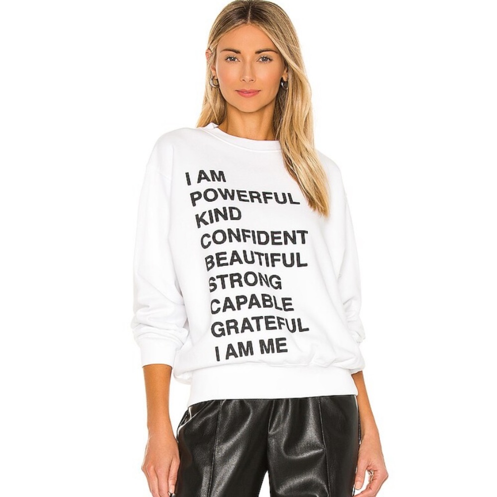 Anine Bing Empowerment sweatshirt: XS